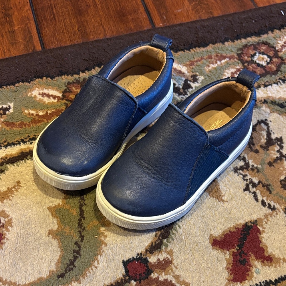 Freshly Picked Navy Blue Kids Sneakers